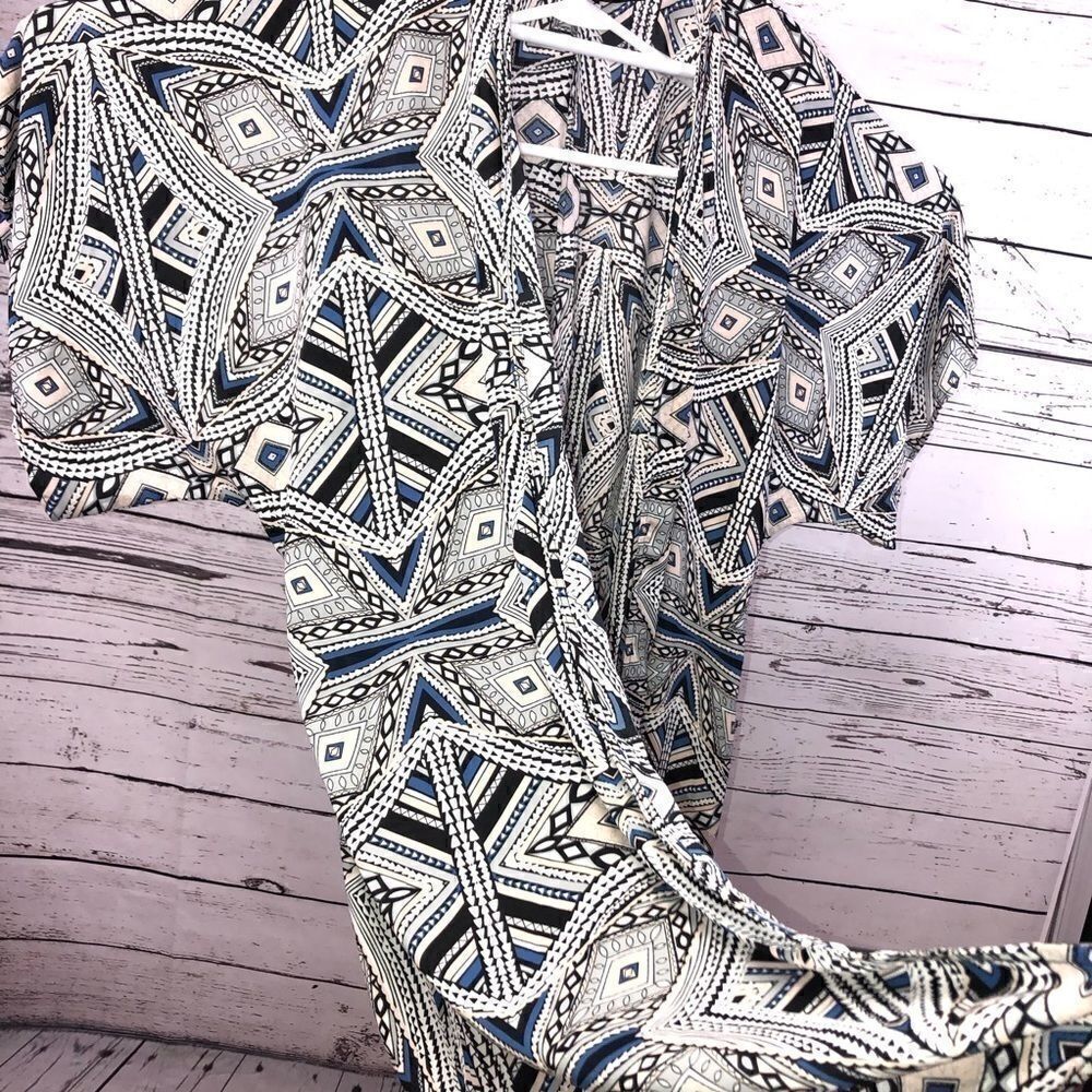 Mossimo Boho S/M Kimono Diamond Triangle Pattern - Picture 5 of 8